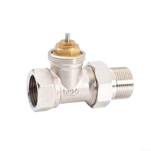 Válvula reguladora termostática de latón DN15/DN20/DN25 sin cabeza termostática, con rosca M30x1.5mm, para calentador de agua solar (DN20)