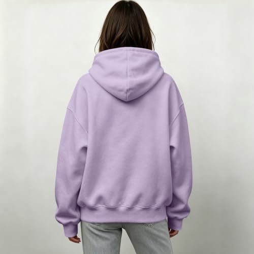 moolBeko Womens Mock Neck Oversized Hoodies Comfort Fall Clothes - image 5