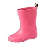 totes Toddler's Everywear Charley Tall Rain Boot, Lightweight, Easy-On, Waterproof, Rosebloom, 5-6T