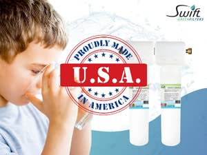 Miniatura 6 de Swift Green Filters Sistema bajo el fregadero de 10000 galones (sistema de doble vela) con capacidad ultra alta, certificado NSFANSI 42, conexión