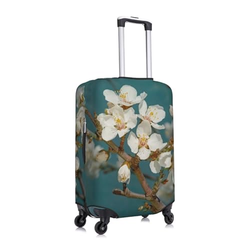 Almond Blossom Luggage Covers for Suitcase Tsa Approved, Spandex Elastic Suitcase Cover Protector Washable Anti-Scratch Travel Baggage Cover Fit 18-32 Inch Luggage3