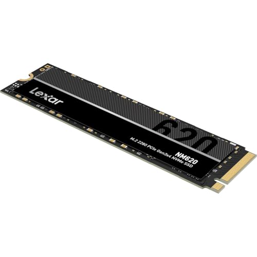 Image of Lexar NM620 SSD 2TB PCIe Gen3 NVMe M.2 2280 Internal Solid State Drive, Up to 3300MB /s Read, for Gamers and PC Enthusiasts (LNM620X002T-RNNNU)