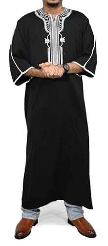 Qamis traditionnel homme haut de gamme en tissu caftan noble