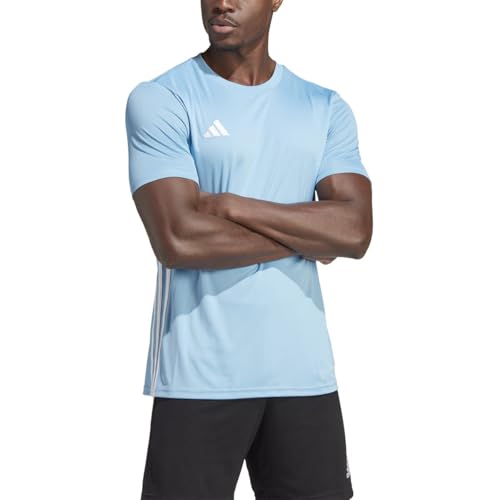 adidas Mens Tabela 23 Jersey Team, Light Blue/White, Medium/Tall + 2"