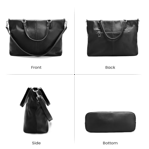 Befen bolso tote de cuero genuino para mujer miniatura 6