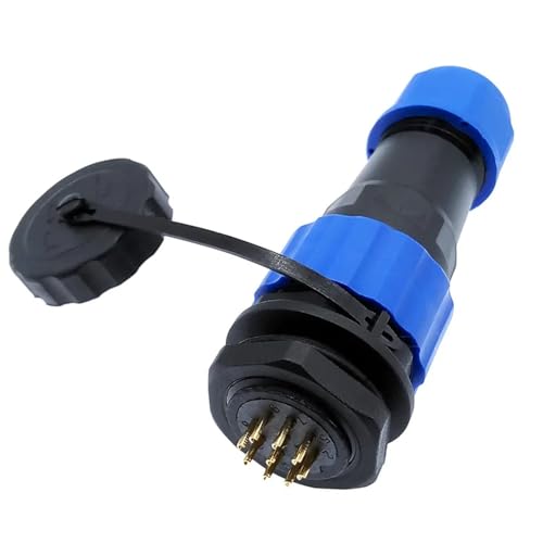 Conector SP20 IP68 de 6 pines enchufe estanco para cables impermeables industrial 2