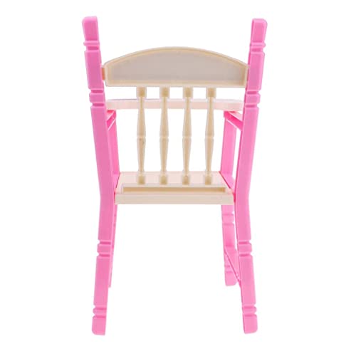 BALLVIC Hoher Esszimmerstuhl Mnini Möbelzubehör Dekor für 22,9–27,9 cm Baby-Puppenhaus – Bild 6