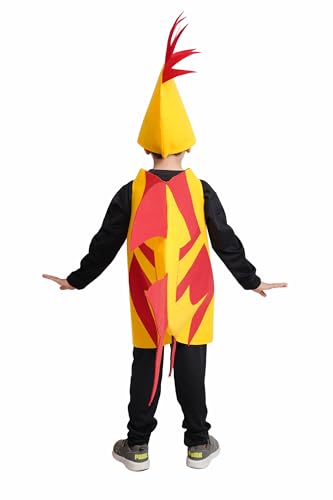 Image of Kaku Fancy Dresses Polyester Gold Fish Cutout for kids, Water Animal Costume For Boys & Girls (Freesize /Only Cutout with Cap)