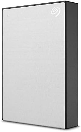 Seagate One Touch 5TB External Hard Drive HDD – Silver USB 3.0 for PC, Laptop and Mac, 1 Year MylioCreate, 4 Months Adobe Creative Cloud Photography Plan (STKC5000401)