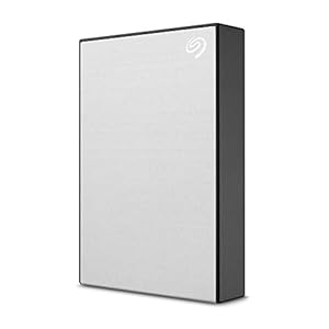 Seagate One Touch 4TB External Hard Drive HDD – Silver USB 3.0 for PC Laptop and Mac, 1 Year MylioCreate, 4 Months Adobe Creative Cloud Photography Plan (STKC4000401)