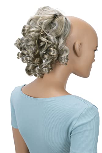 CAISHA Hairpiece Scrunchy Updo Bridal Hairstyles Voluminous Curly Messy Bun Blond With Highlights G35L - Image 3