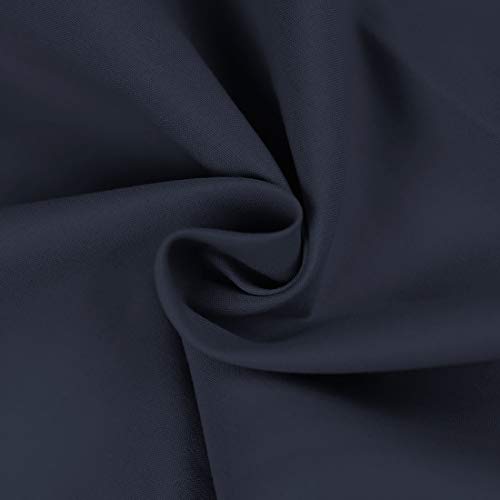Basic Choice 2-Pack Flat Sheets, Breathable Series Bed Top Sheet, Wrinkle, Fade Resistant, Standard 100 By Oeko-Tex - King/Cal King, Dark Blue #TOP1