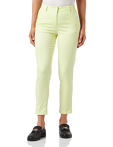 Sisley Womens Trousers 4ED4LF00R Pants, Yellow 3K0, 38