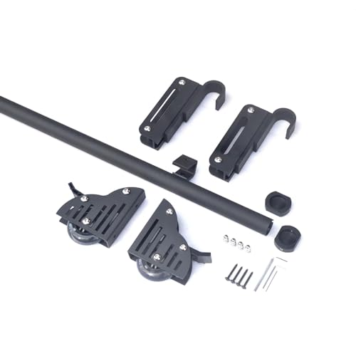  Rolling Library Ladder Track Hardware Kit for Various Ladder Thicknesses
| Metal Step Rods Cap Nuts and Sliding Hook As