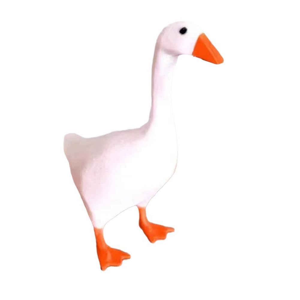 CTRLZS Magnetic Goose Duck Key Holder, Room Decorations Cute Figurines Ornament Goose Merch Animal Statues for Home Decor 18cm