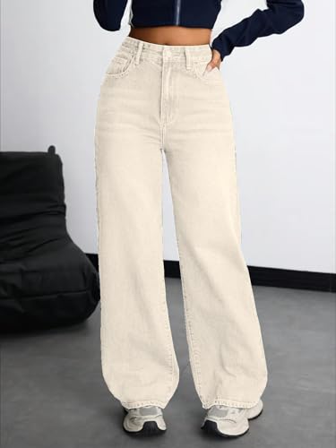 Image of Nifty Women's Denim Stretchable High Waist Baggy Jeans for Women