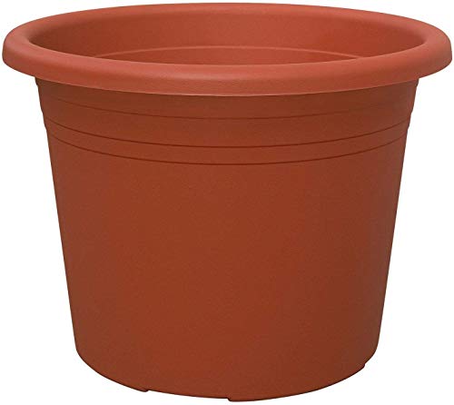 geli Thermo Plastic Cylindro Maceta de flores redondo de plástico