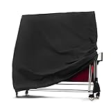 BIOBEY - Funda de mesa de ping pong impermeable plegable para ping pong, color negro