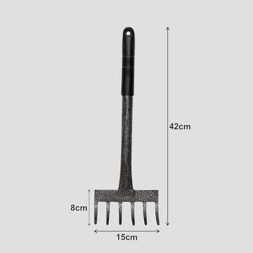 Image of Garden Tools for Home & Nursery Use | Hand Tools for Plant Care & Gardening (6 Teeth Tool Garden Rake)
