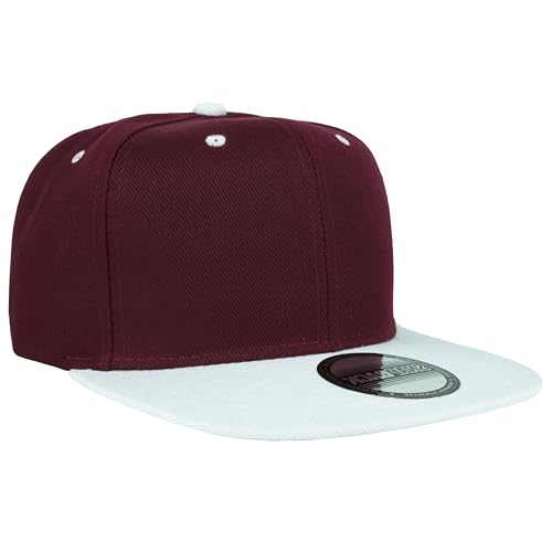 Image of Gelante Plain Blank Flat Brim Adjustable Snapback Baseball Caps Wholesale LOT 12 Pack