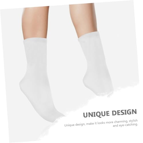 Calcetines blancos sublimables GALPADA de algodón recto para personalización DIY 2