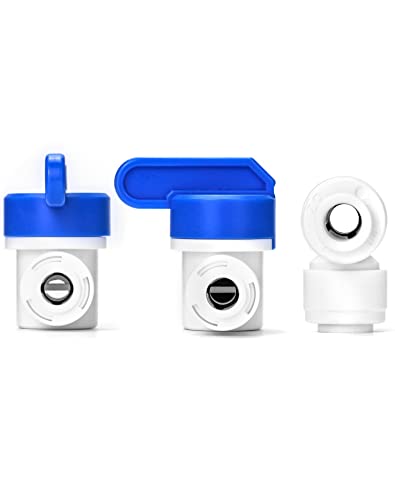 QWORK 10 m 6.35 mm (1/4) Raccordo Filtro Acqua Ad...