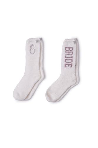 Barefoot Dreams Women's CozyChic Bridal Sock Set3