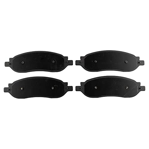 Image of TRQ Rear Brake Pad & Rotor Kit Semi-Metallic Compatible with 2005-2007 Ford F-250 Super Duty F-350 Super Duty