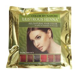 Dark Brown Color By Nature Henna lustroso 100 gramos miniatura 4