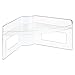 MetroDecor mDesign Home Kitchen Lazy Susan Storage Shelf with Handle for Kitchen Cabinets, Pantry - Clear