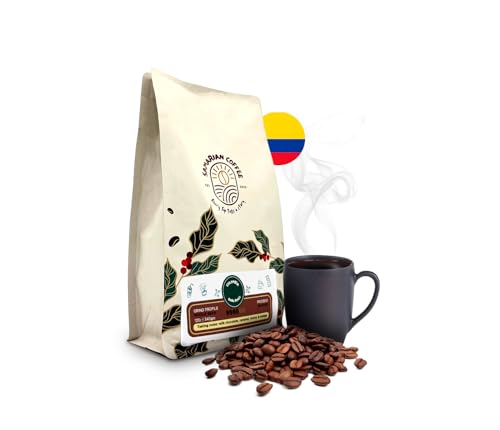 Samarian Coffee – Medium Roast Whole Bean – Colombian Specialty Coffee from Single Estate – Arabica with Citrus & Floral Notes – Smooth & Aromatic – For Pour Over
