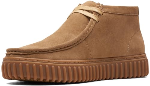Clarks Men's Torhill Hi Boot, Dark Sand Suede, 11.54