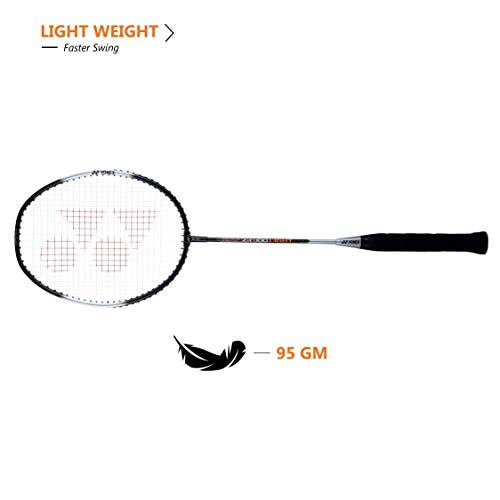 Yonex ZR 100 Light Aluminium Badminton Racquet with Full Cover | Made in India (Black,Pack of 1) (Image - 5)