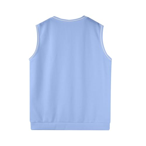 Mens Vest Relaxed Fit 2025 Lightweight Pullover Knitted V Neck Sleeveless Tops Business Work Solid Vest Sweater2