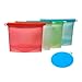 Produktbild Eco-Friendly Reusable Silikon Food Storage Bags, BPA Free Airtight Seal Preservation Bags No Leak Kitchen Container Set for Fruits Vegetables Meat Soup Pack of 4