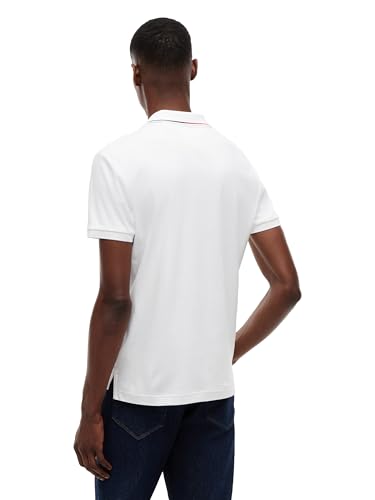 Image of Tommy Hilfiger Men's Short Sleeve Casual Polo Shirts in Slim Fit with Liquid Cotton and Cuff Designs