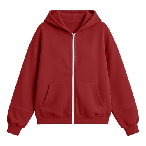 Girls Zip Up Hoodie Cute Oversized Hooded Sweatshirts with Pockets Tween | Kids Zip Up Hoodie for Boys and Girls with Full Zip, Kangaroo Pockets, Soft Fabric, and a Relaxed Fit for Teens - image 8