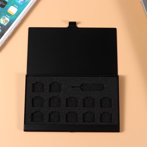 Caja protectora CHICAMPERA porta tarjetas Nano SIM y micro tarjetas en color negro 7