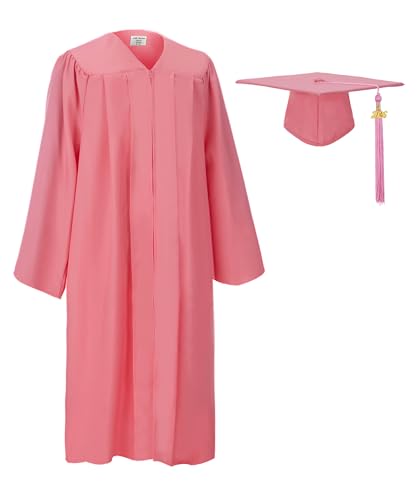 Image of GradClassical Matte Graduation Cap and Gown 2026 Set for High School and College Bachelor