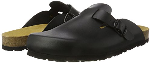 Lico Herren Bioline Clog Pantoletten, Schwarz, 47 EU