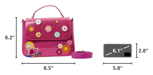 Image of Loungefly Disney: Lizzie McGuire Glitter Crossbody Purse, Amazon Exclusive