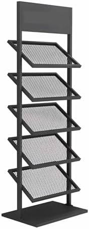 Floor Standing Ceramic Tile Display Rack - 47x35x150cm Building Material Shelf for Supermarkets, Craft Shows, Home Improvement, Retail Display Solutions