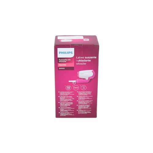 Philips DryCare BHD003/00 Haartrockner, Rosa, Weiß, 1400 W, Rosa, Weiß, 1,8 m, 1400 W, 220-240 V – Ansicht 4