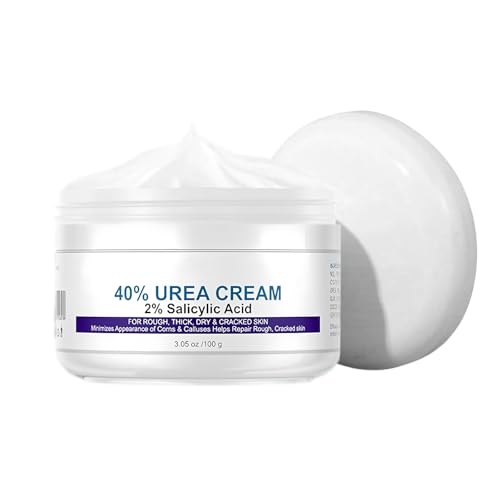 Crema con 40% de Urea, Hidratación Intensa para Piel Muy Seca, Suaviza Áreas Ásperas en Manos, Pies y Codos, Acción Profunda, Deja la Piel Suave y Lisa, Reduce la Descamación