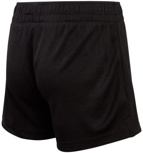 New Balance Girls' Active Shorts Set - 2 Piece Performance T-Shirt And Gym Shorts (4-12), Size 6X, White/Black #TOP5