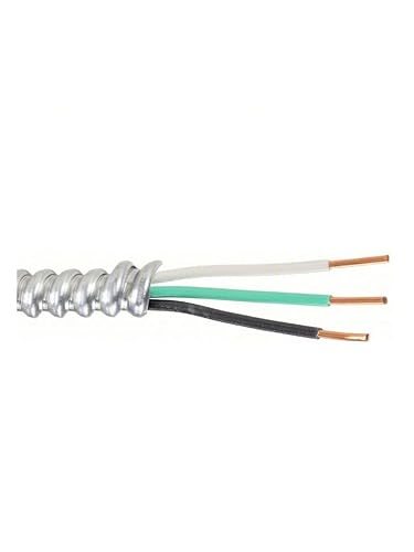 Miniatura 2 de DMNI - Cable 122 revestido de metal sólido con cable de tierra, armadura de aluminio y conductor de cobre trenzado (corte de 250 pies)