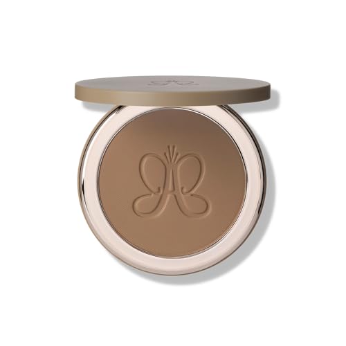 Anastasia Beverly Hills Smooth Blur Bronzer - Weightless Sun-Kissed Pressed Powder for Sculpting Warming and Blurring Skin Texture - Golden Beach Glow