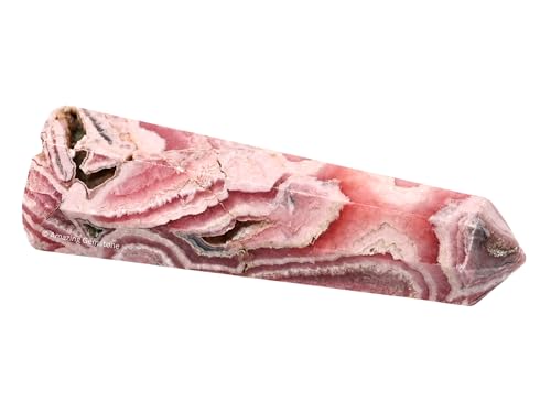 Image of Amazing Gemstone Rhodochrosite Crystal Towers ~ Natural Healing Crystal Point Obelisk for Reiki Healing and Crystal Grid (3 inch to 4 inch INCH)