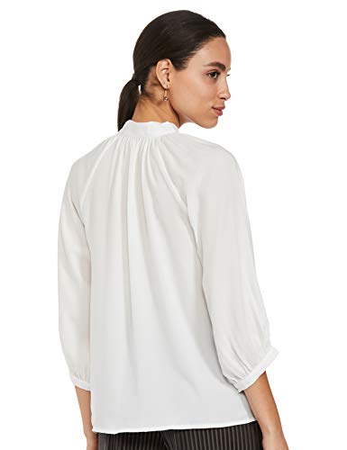 Image of Max Women's Solid Sash Tie-Up Regular Fit Shirt