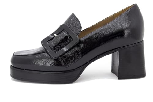 Mocassins Piesanto 245495p en cuir noir pour femme